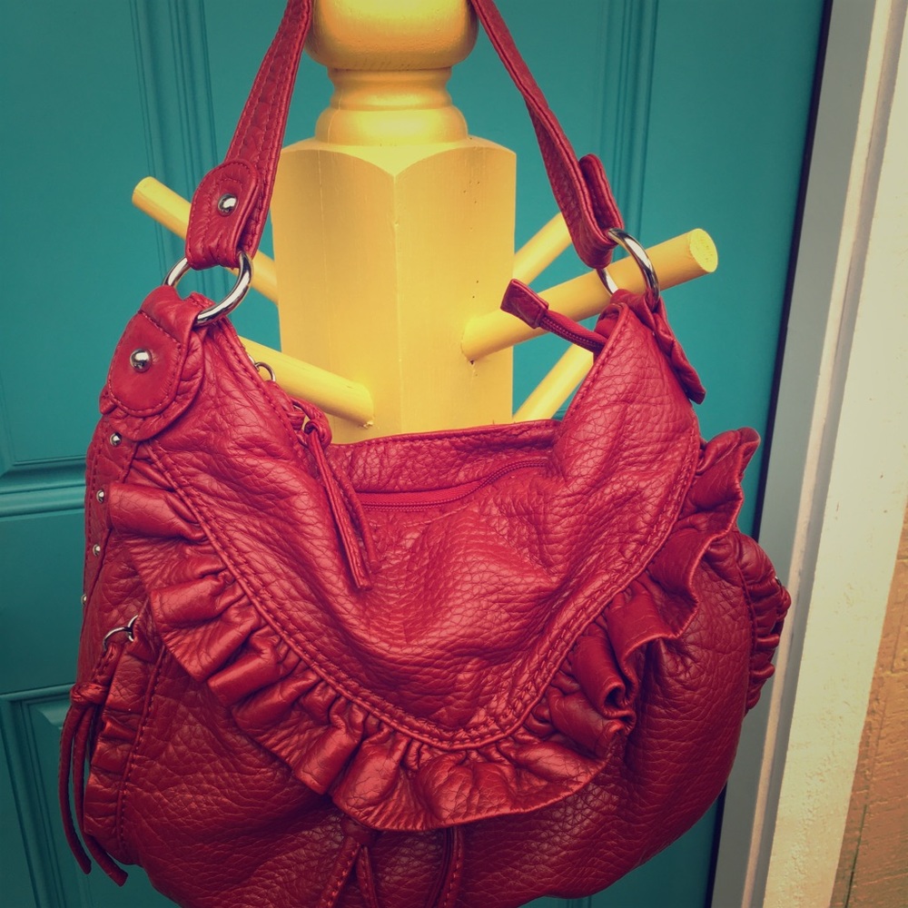 🛍 10 for $20 Me Marc Ecko Red Bag Satchel